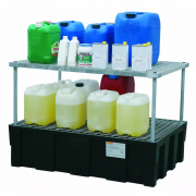Rayonnage de rétention pour petits récipients 224 L
