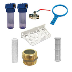 Kit de filtration de particules d'eau de pluie 