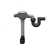 Système de filtration diam. 110 mm auto-nettoyant avec kit anti-remous