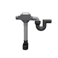Système de filtration diam. 110 mm auto-nettoyant avec kit anti-remous