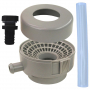 Collecteur filtre avec raccord cuve à gouttière adaptable de 70, 75, 80 et 100 mm