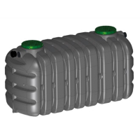 Fosse toutes eaux enterrée en PEHD 1500 litres