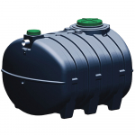 Fosse toutes eaux renforcée à enterrer en PE 5000 litres