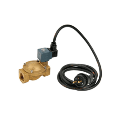 Electrovanne laiton 2 voies + câble d'alimentation 2 m