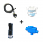 Equipement standard avec pompe, ralentisseur et filtre