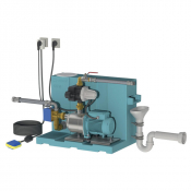 Gestionnaire d'eau de pluie 24 litres - Electropompe de type NGXM 2-80