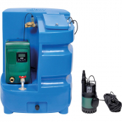 Gestionnaire spécial longues distances eau de pluie / ville habitat E.SYBOX MINI EDP