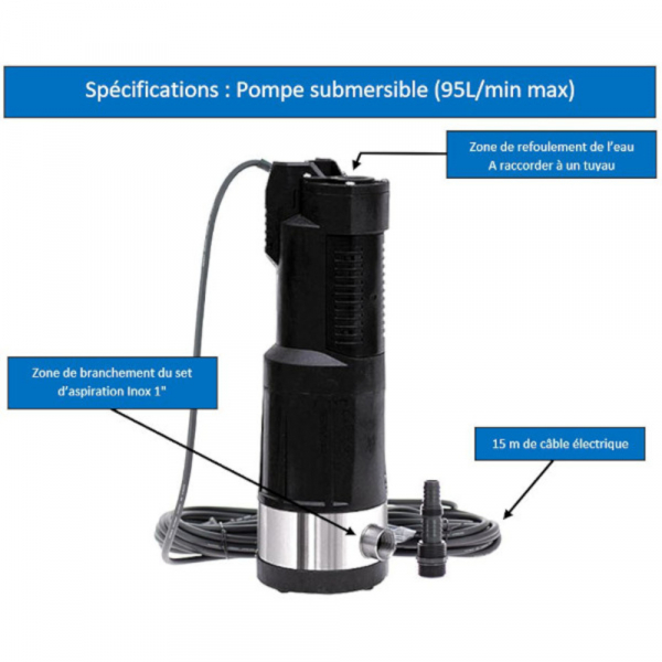 Système eau de pluie - eau du réseau - Waterconcept - ALP001509