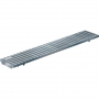 Grille caillebotis acier galvanisé ou  inox pour caniveau de drainage TEC LN200