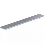 Grille perforée acier galvanisé ou inox pour caniveau de drainage TEC LN200