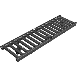 Grille à fentes en fonte ductile