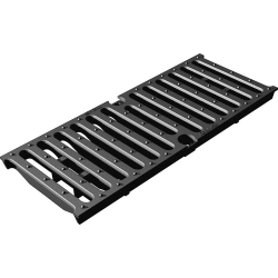 Grille à fentes en fonte ductile