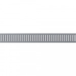 Grille à fentes en acier galvanisé BG-FILCOTEN light LN100