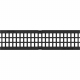 Grille caillebotis en fonte ductile (revêtement cathodique) BG-FILCOTEN light LN100