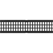 Grille de caniveaux de drainage en caillebotis, fonte ductile BG-FILCOTEN light LN100