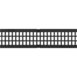 Grille de caniveaux de drainage en caillebotis, fonte ductile BG-FILCOTEN light LN100