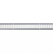 Grille caillebotis, de drainage des eaux pluviales, en acier galvanisé BG-FILCOTEN light LN150