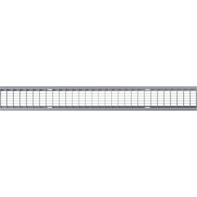 Grille caillebotis, de drainage des eaux pluviales, en acier galvanisé BG-FILCOTEN light LN150