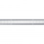Grille caillebotis, de drainage des eaux pluviales, en acier galvanisé BG-FILCOTEN light LN150