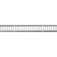 Grille caillebotis, de drainage des eaux pluviales, en acier galvanisé BG-FILCOTEN light LN150