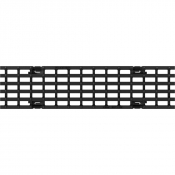 Grille à barres longitudinales en fonte ductile pour caniveaux de drainage