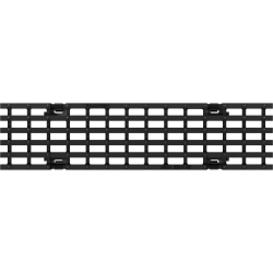Grille à barres longitudinales en fonte ductile pour caniveaux de drainage