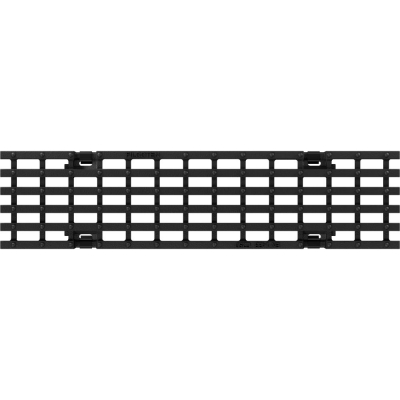 Grille à barres longitudinales en fonte ductile pour caniveaux de drainage