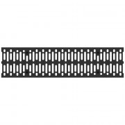 Grille à fentes en plastique pour caniveau de drainage