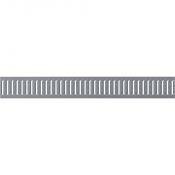 Grilles à fentes acier galva ou inox pour caniveau de drainage
