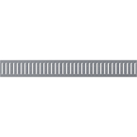 Grilles à fentes acier galva ou inox pour caniveau de drainage