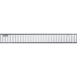 Grilles caillebotis acier galva ou inox  pour caniveau de drainage