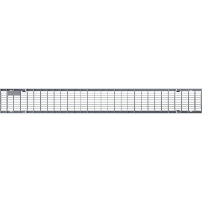 Grilles caillebotis acier galva ou inox  pour caniveau de drainage