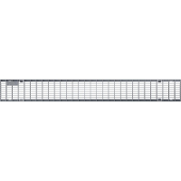 Grilles caillebotis acier galva ou inox  pour caniveau de drainage