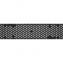 Grille de caniveau de drainage des eaux pluviales, en plastique noir COMBee