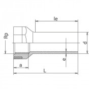 Adaptateur PE 100 PN16 - Taraudé - PLASSON
