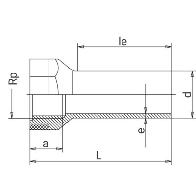 Adaptateur PE 100 PN16 - Taraudé - PLASSON