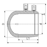 Bouchon de fin de ligne électrosoudable NF 136-GAZ - PLASSON Bouchon de fin de ligne électrosoudable NF 136-GAZ - PLASSON