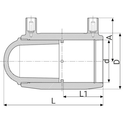 Bouchon de fin de ligne électrosoudable PN16 - PLASSON