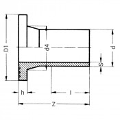 Collet à embout mâle PE100 PN10 - PLASSON