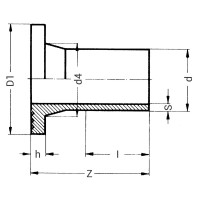 Collet à embout mâle PE100 PN10 - PLASSON