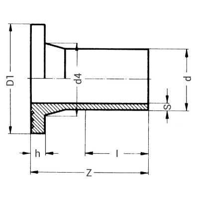 Collet à embout mâle PE100 PN16 - PLASSON