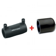 Ensemble NF 136-GAZ - 1 bouchon à embout mâle + 1 manchon électrosoudable - PLASSON