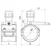 Kit de branchement électrosoudable NF 136-GAZ - D100 - PLASSON