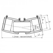 Manchon d'ajustement électrosoudable PN16 - Double rotule - PLASSON