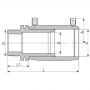 Manchon de transition électrosoudable PN16 - Filetage en PE100 - PLASSON