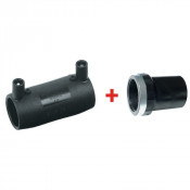 Manchon de transition électrosoudable PN16 - Taraudage en PE100 - PLASSON