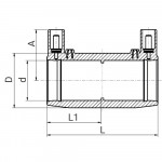 Manchon électrosoudable NF 136-GAZ - PLASSON
