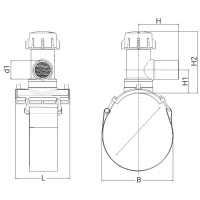 Prise de branchement électrosoudable PN16 avec Dispositif Témoin Etancheur - Passage intégral - PLAS