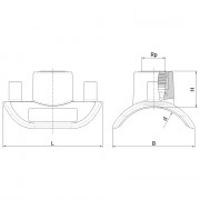Prise de sonde électrosoudable PN16 - Taraudage laiton - PLASSON