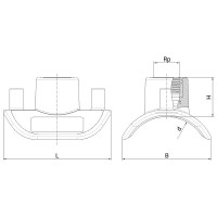 Prise de sonde électrosoudable PN16 - Taraudage laiton - PLASSON Prise de sonde électrosoudable PN16 - Taraudage laiton - PLASSON
